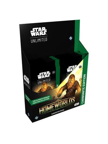 FANTASY FLIGHT GAMES STAR WARS UNLIMITED HOMEWORLDS CARBONITE BOOSTER BOX PREORDER