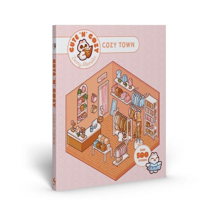 ABRAMS CUTE N COZY STICKER THERAPY TP CUTE N COZY TOWN