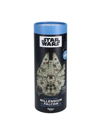 STAR WARS MILLENNIUM FALCON 1000 PIECE PUZZLE & TRIVIA
