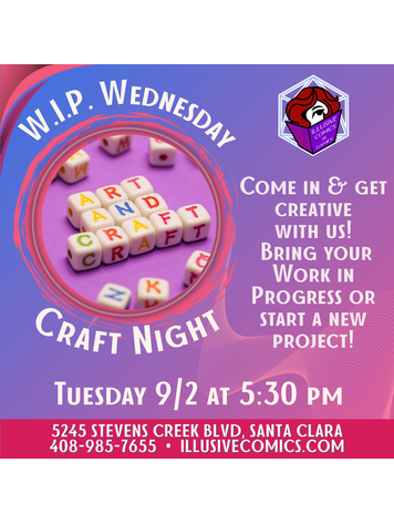 WIP WEDNESDAY CRAFT NIGHT