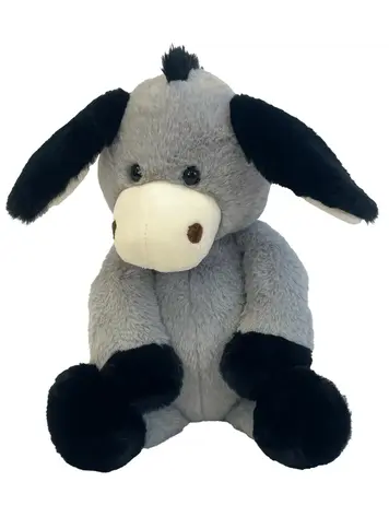 GRAY DARLY DONKEY 16IN PLUSHIE