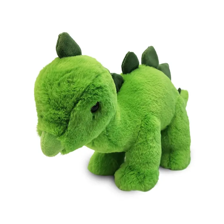 GREEN STEGOSAURUS STUFFED 16IN PLUSHIE