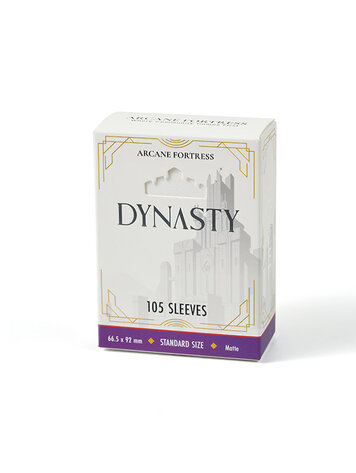 ARCANE FORTRESS 105CT STANDARD MATTE SLEEVES SNOW WHITE