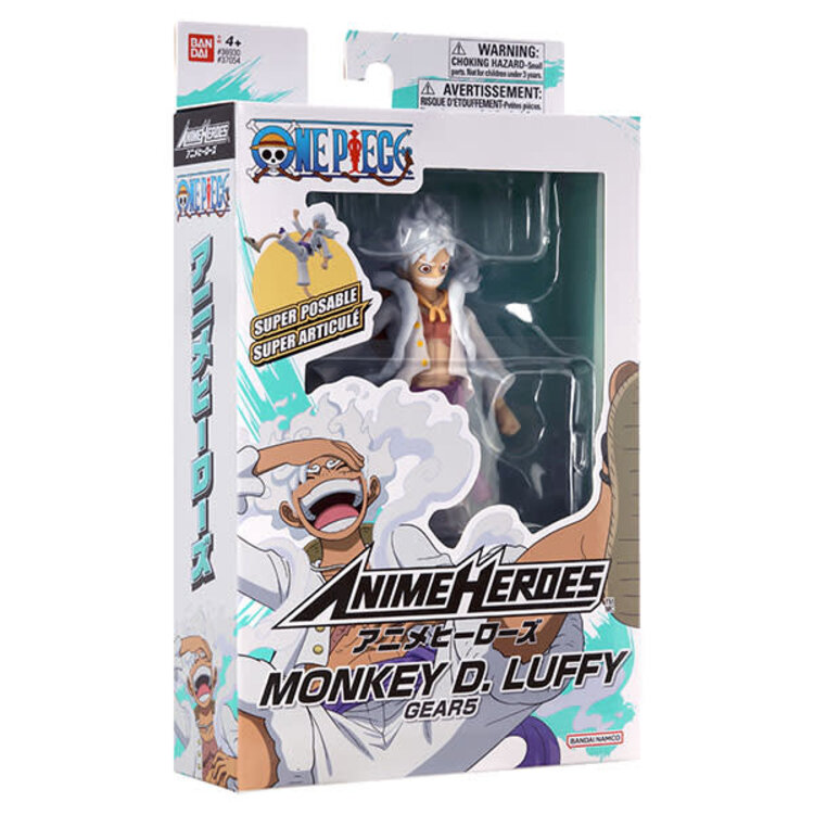 BANDAI ONE PIECE FIGURE ANIME HEROES MONKEY D LUFFY GEAR 5