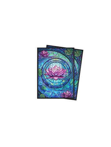 ARCANE FORTRESS 100CT SLEEVES MATTE ART STAINED GLASS BLOSSOM GRACE