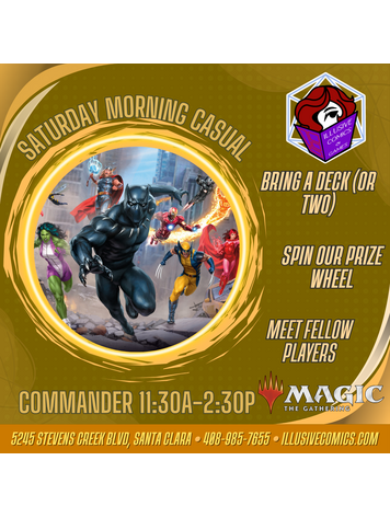 MTG SATURDAY CASUAL COMMANDER