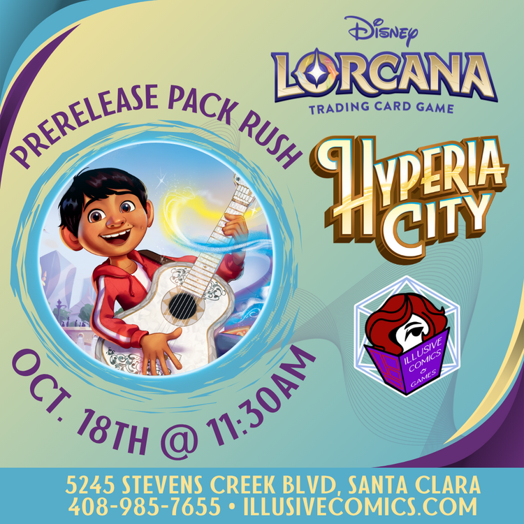 LORCANA HYPERIA CITY PRERELEASE PACK RUSH