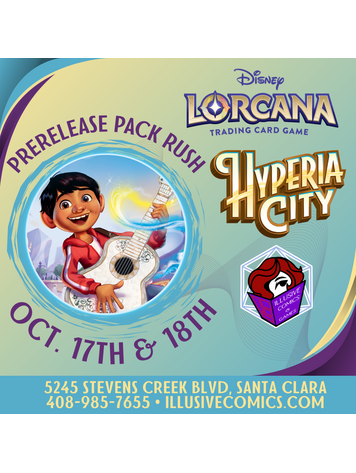 LORCANA HYPERIA CITY PRERELEASE PACK RUSH