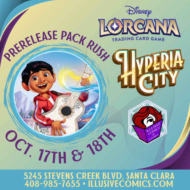 LORCANA HYPERIA CITY PRERELEASE PACK RUSH