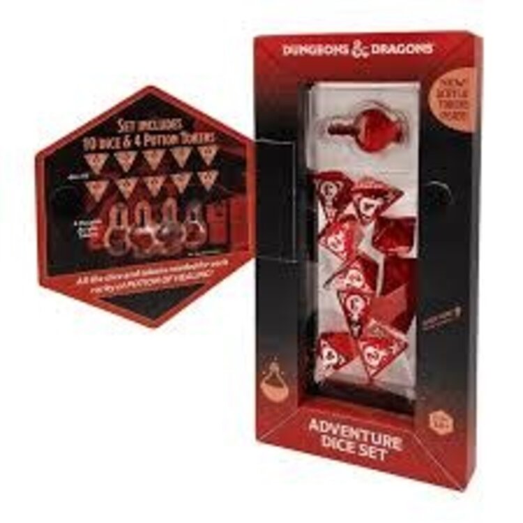 D&D ADVENTURE DICE SET POTION OF HEALING