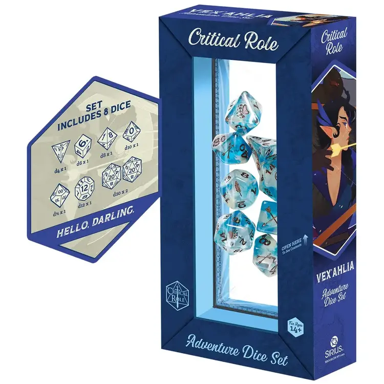 CRITICAL ROLE ADVENTURE DICE SET VEXAHLIA