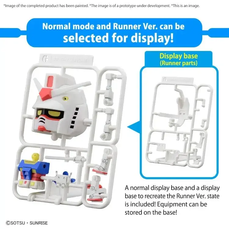 BANDAI GUNPLA GUNPLA-KUN DX SET (WITH RUNNER VER. RECREATION PARTS)