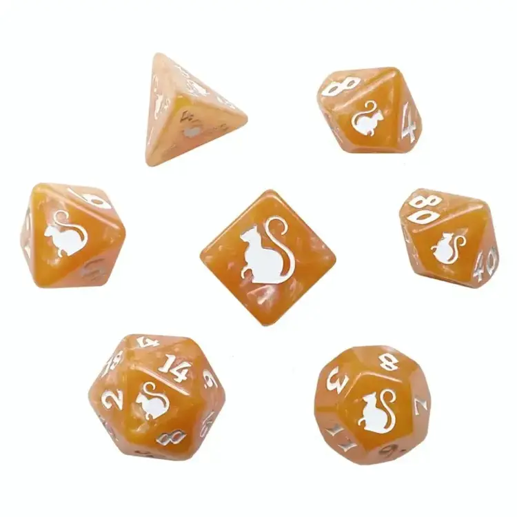 KITTY CLACKS PROWLER 7 CT RPG DICE SET