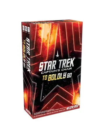 WIZKIDS STAR TREK CAPTAIN'S CHAIR TO BOLDLY GO