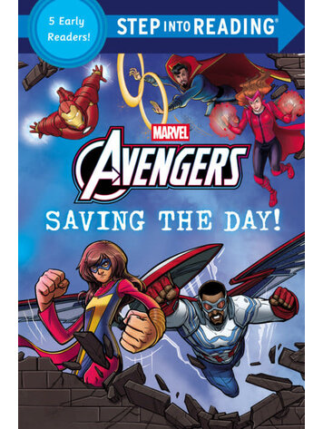 PENGUIN RANDOM HOUSE MARVEL AVENGERS SAVING THE DAY STEP INTO READING 5 EARLY READERS