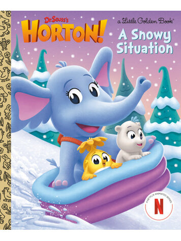 GOLDEN BOOKS DR SEUSS HORTON A SNOWY SITUATION LITTLE GOLDEN BOOK