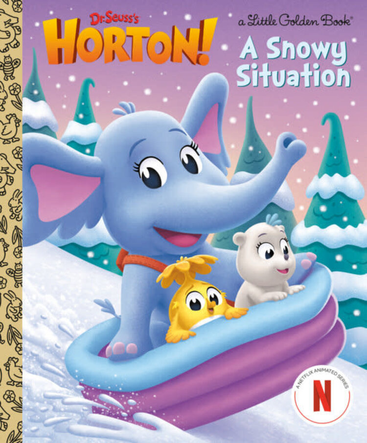 GOLDEN BOOKS DR SEUSS HORTON A SNOWY SITUATION LITTLE GOLDEN BOOK