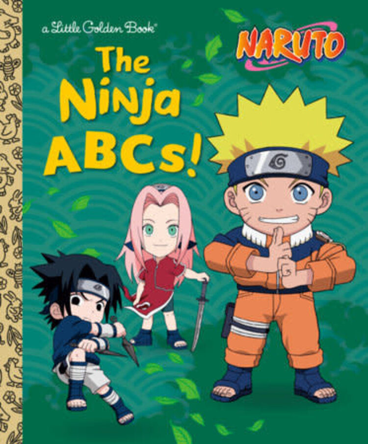 GOLDEN BOOKS NARUTO THE NINJA ABCS LITTLE GOLDEN BOOK