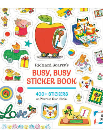 CLARKSON POTTER RICHARD SCARRYS BUSY BUSY STICKER BOOK