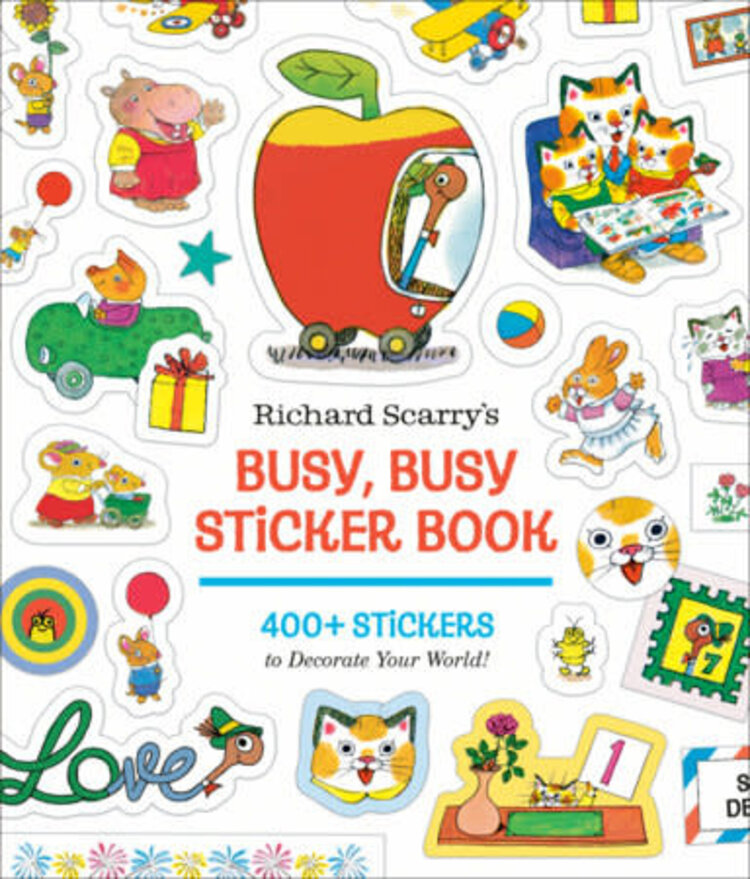 CLARKSON POTTER RICHARD SCARRYS BUSY BUSY STICKER BOOK