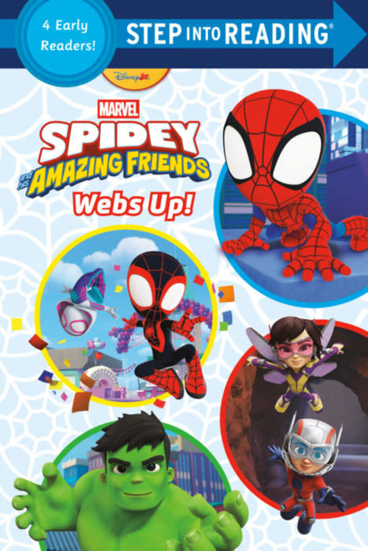 PENGUIN RANDOM HOUSE SPIDEY & HIS AMAZING FRIENDS WEBS UP SC STEP INTO READING 4 EARLY READERS