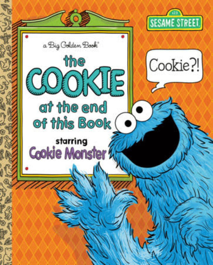 GOLDEN BOOKS SESAME STREET THE COOKIE AT THE END OF THIS BOOK BIG GOLDEN BOOK