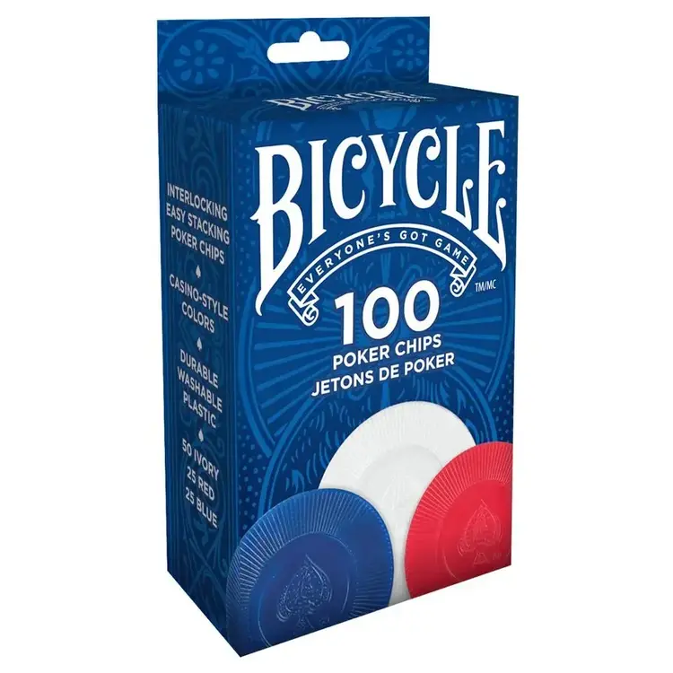 BICYCLE BICYCLE POKER CHIPS 2 GRAM PLASTIC