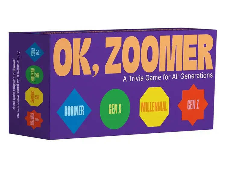 OK  ZOOMER A TRIVIA GAME FOR ALL GENERATIONS