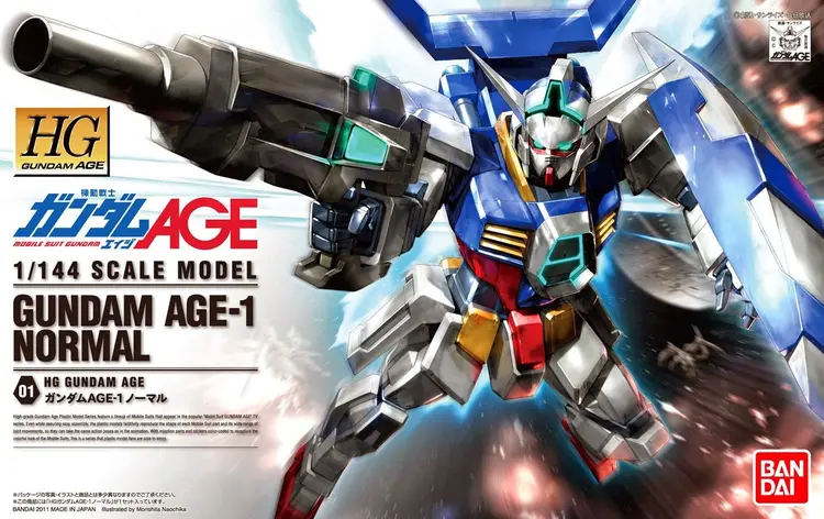 BANDAI GUNDAM MG GUNDAM AGE-1 NORMAL GUNPLA