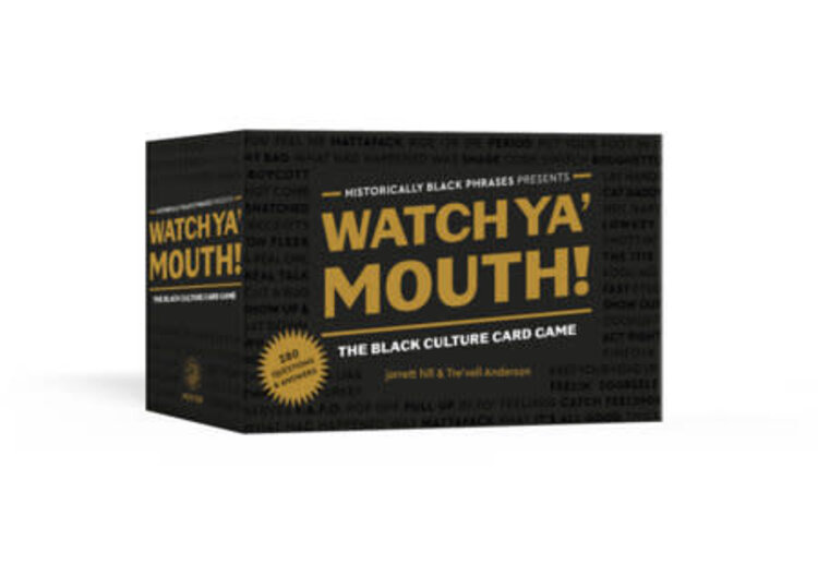 CLARKSON POTTER WATCH YA MOUTH THE BLACK CULTURE CARD GAME