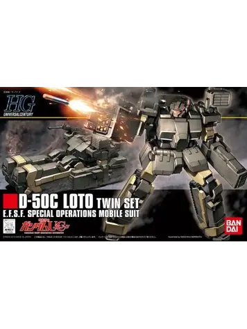 BANDAI GUNDAM HGUC 106 D-50C LOTO TWIN SET GUNPLA
