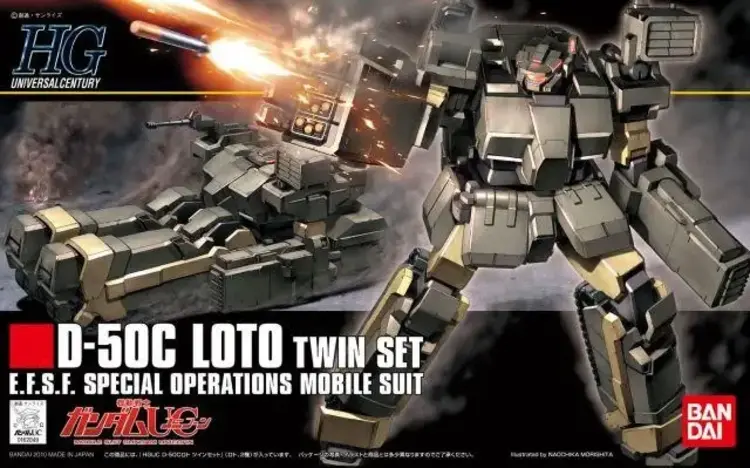 BANDAI GUNDAM HGUC 106 D-50C LOTO TWIN SET GUNPLA