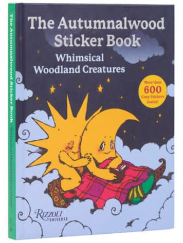 RIZZOLI AUTUMNALWOOD STICKER BOOK HC WHIMSICAL WOODLAND CREATURES