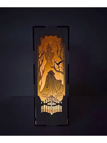 LED FANTASY BOOK NOOK DRACULA BATTERY POWER