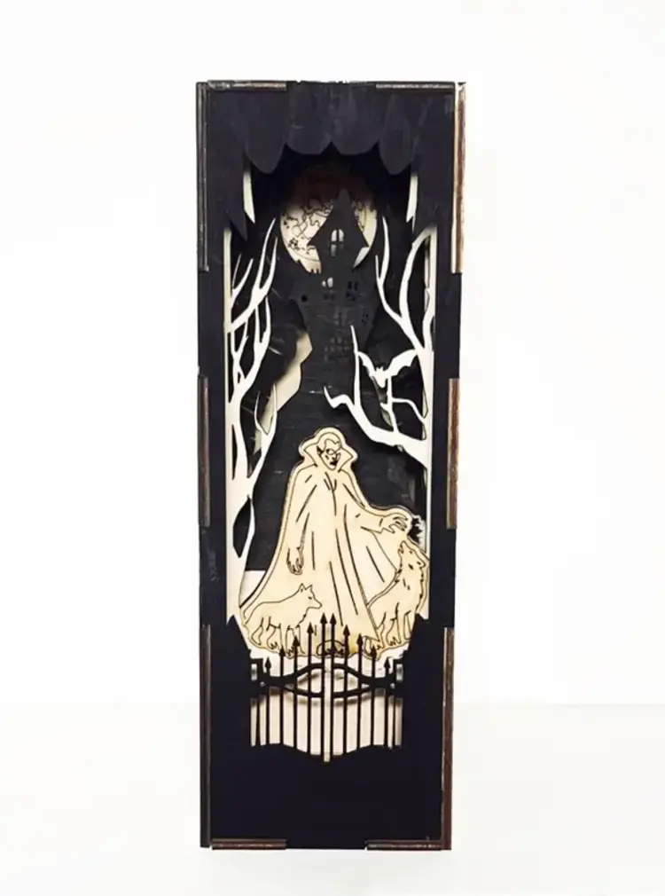 LED FANTASY BOOK NOOK DRACULA BATTERY POWER