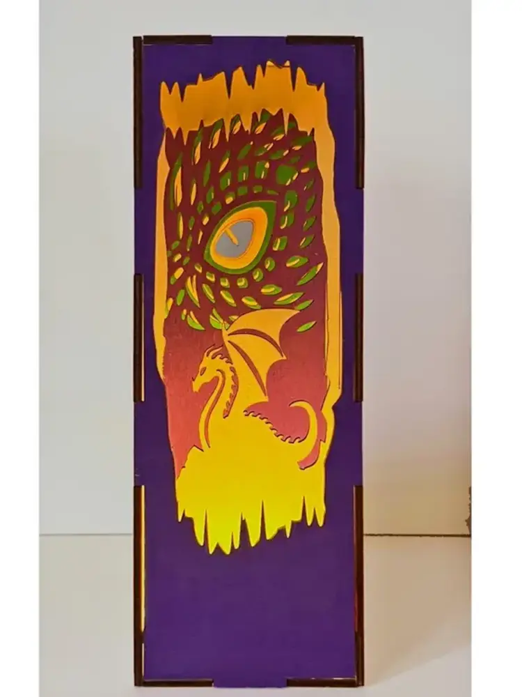 LED FANTASY BOOK NOOK DRAGON BATTERY POWER