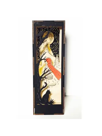 LED FANTASY BOOK NOOK RED RIDING HOOD USB POWER