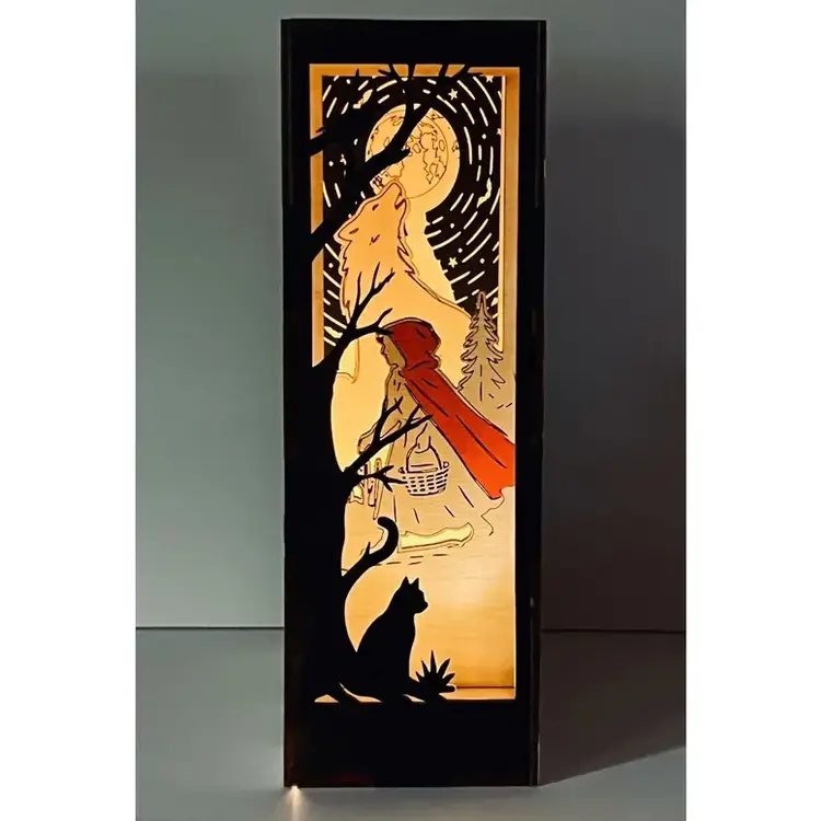 LED FANTASY BOOK NOOK RED RIDING HOOD USB POWER