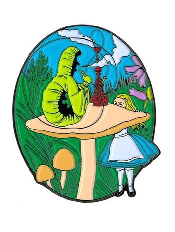 ALICE IN WONDERLAND CATERPILLAR PIN