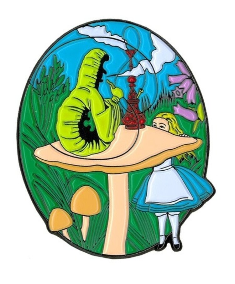 ALICE IN WONDERLAND CATERPILLAR PIN