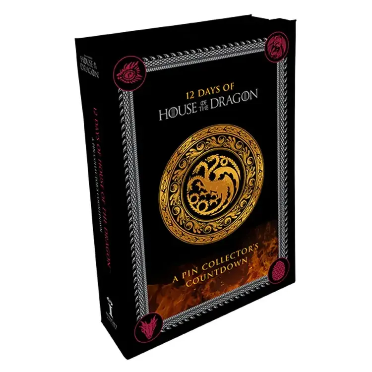 INSIGHT EDITIONS 12 DAYS OF HOUSE OF THE DRAGON PINS ADVENT CALENDAR