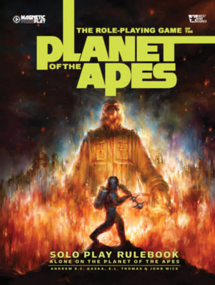 ONI PRESS INC. PLANET OF THE APES RPG SOLO PLAY RULEBOOK HC