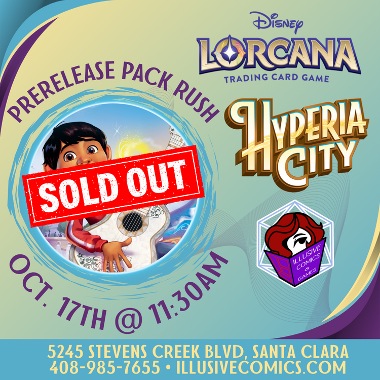 LORCANA HYPERIA CITY PRERELEASE PACK RUSH