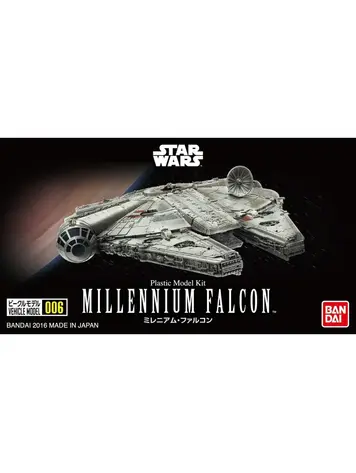 BANDAI BANDAI STAR WARS VEHICLE MODEL 006 MILLENIUM FALCON MODEL KIT