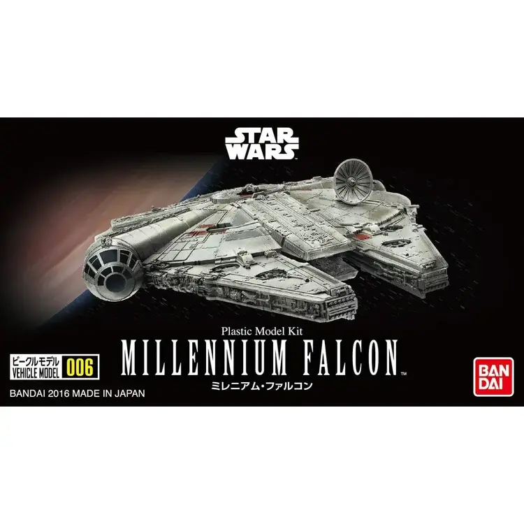 BANDAI BANDAI STAR WARS VEHICLE MODEL 006 MILLENIUM FALCON MODEL KIT