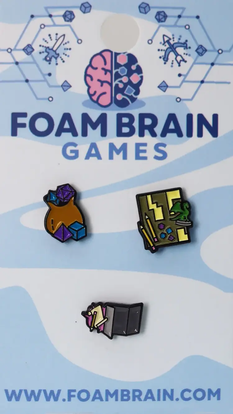 FOAM BRAIN GAMES FOAM BRAIN GAMES MINI PINS: DUNGEON MASTER PACK