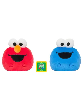 PLUSHIVERSE REVERSIBLE PLUSHIE COOKIE MONSTER/ELMO 4"