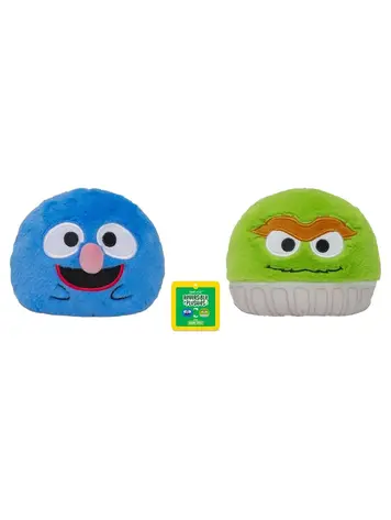 PLUSHIVERSE REVERSIBLE PLUSHIE GROVER/OSCAR 4"