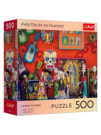 TREFL 500 PC PUZZLE FELIZ DIA DE LOS MUERTOS
