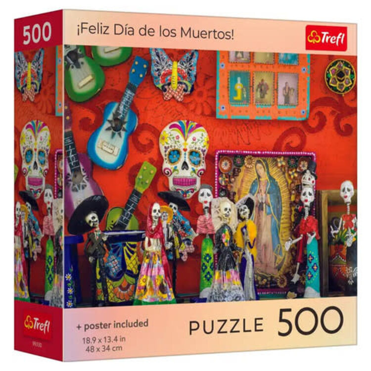TREFL 500 PC PUZZLE FELIZ DIA DE LOS MUERTOS